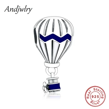 Ægte 925 Sterling Sølv Vedhæng Passer Oprindelige Pandora Armbånd Luftballon Charme Dingle 925 Sølv Berloque