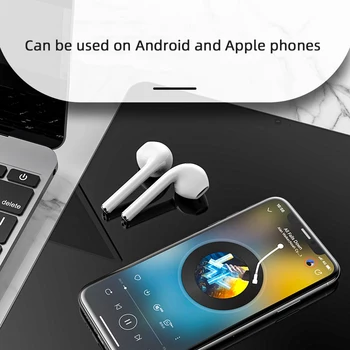 Ægte Trådløs Binaural Bluetooth-Hovedtelefoner i-Øret til Vivo Huawei Oppo Android Apple Universal Ultra-Lang batterilevetid