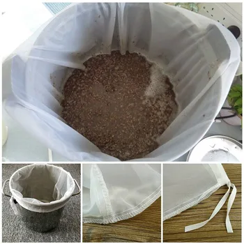 Øl Homebrew Filterpose Til Brygning Malt Kogende Urt Mash-Filter Af Nylon Filter Taske Til Te / Vin / Soja Mælk / Mad