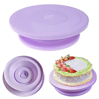Поворотный стол для торта вращающийся нескользящий круглый вращающийся стол для торта кухонные инструменты для выпечки